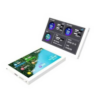 PC 본체 모니터 5인치 디스플레이 모니터링 화면, 상세 페이지 참고, 5인치 펄 화이트 공식 표준