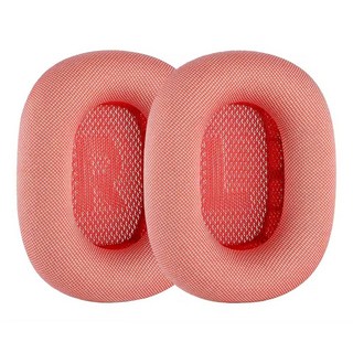 에어팟 맥스 이어쿠션 이어패드 커버 패브릭 메쉬 호환 교체 캡, 레드_패브릭[MAX], 1개