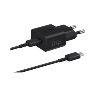 삼성 정품 PD3.0 25W C타입 초고속 갤럭시 저전력 충전기 Type-C 케이블포함 (EP-T2510X) Z플립5 S23울트라 Z폴드5 S22 S21, 삼성 25W 저전력 충전기세트_블랙, 1개