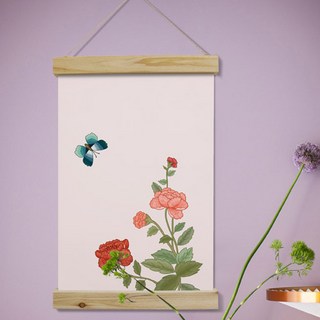꾸밈 tm061-우드스크롤40CmX60Cm-전통자수