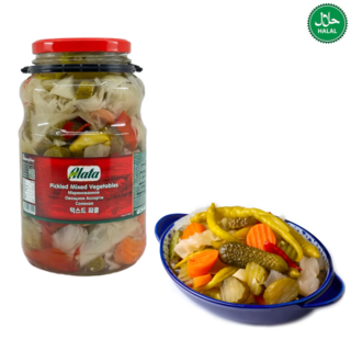 Turkish Halal Alata Pickled Mixed Vegetables 터키쉬 할랄 혼합 피클 채소, 1개, 700g
