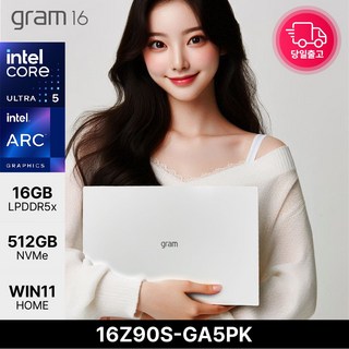 LG전자 LG 그램 노트북 16Z90S-GA5PK