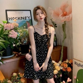여성 여름 원피스 쉬폰 끈 원단 휴가 바캉스 나시