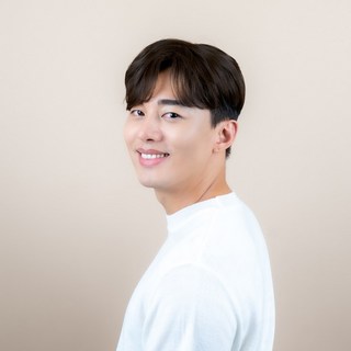 가발닷컴 투블럭위그 러프 가르마펌 2컬러 투블럭 남자 부분 가발, 내츄럴블랙, 오른쪽에서 왼쪽, 1개