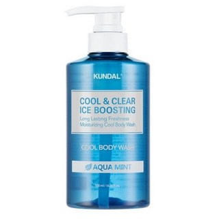 쿤달 쿨 앤 클리어 아이스 부스팅 쿨 바디워시 아쿠아민트향, 500ml, 1개