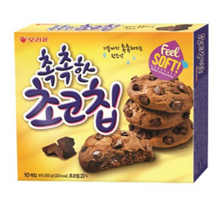 오리온 촉촉한 초코칩, 200g, 2개