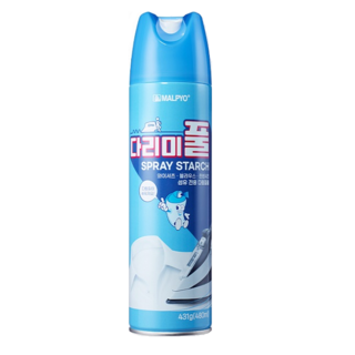 말표 다리미풀 480ml 와이셔츠 블라우스 면 마 모시 마직류, 하늘색, 1개