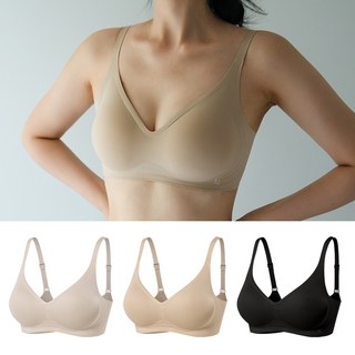 이너쿠키 인생브라 모아주는 볼륨업 물방울 패드 심리스 노와이어 퓨징 착감브라 뽕브라 (WSB5003)