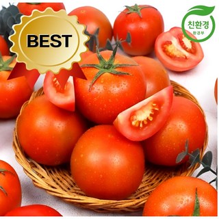 (친환경) 산지직송 고당도 완숙 찰 토마토2kg 5kg 10kg, 1개, 중과5kg