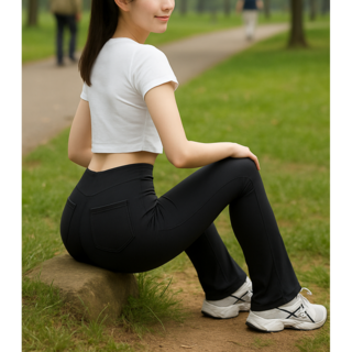 제르반웨어 뱃살보정 하이웨스트 부츠컷 레깅스
