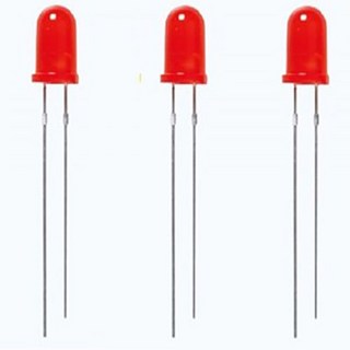 발광다이오드 LED 발광다이오드 3mm 5mm(적색) LED전구, 10개