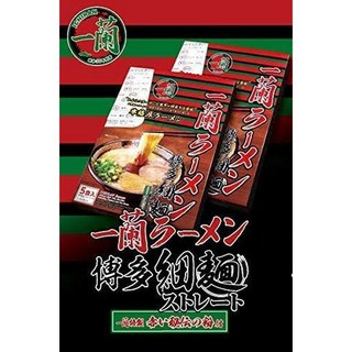 이치란 라멘 하카타 스트레이트면 5인분 x 2개 총 10인분 / Ichiran Ramen Hakata Thin Noodles 5 x 2Pack, 1세트