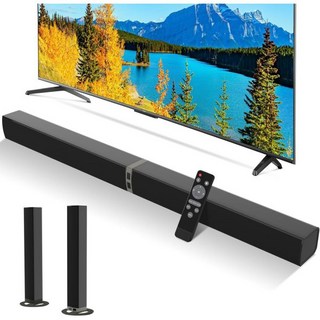 [관부가세포함] MZEIBO TV 사운드 바 스마트 TV용 블루투스 5.0 60W 32인치 분리형 HDMI-, [관부가세포함] MZEIBO TV 사운드 바 스마트 T