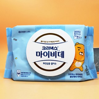 크리넥스 마이비데 클린케어 카카오캡 화장실용 물티슈 40매 상세설명에서몇개인지꼭확인, 1개 비데물티슈