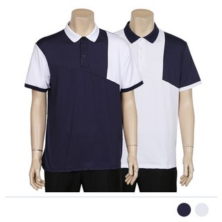 모던브릭 뮤렌 스트라이프 카라넥 반팔 티셔츠