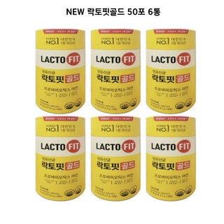 종근당 NEW 락토핏골드유산균 50포x6통, 300개, 2g