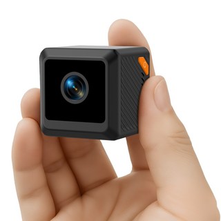 RUN기술 초소형 WIFI 실시간 카메라 녹화형 카메라+64G메모리카드, 블랙