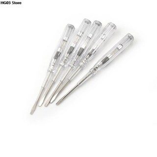 1/2 pcs 100-500 v 플라스틱 유도 전기 테스터 스크루 드라이버 프로브 표시 등 전압 펜 ac/dc 검출기, 01 1pc, 1개