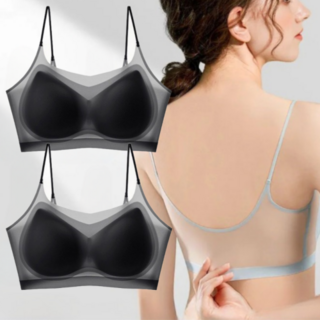 르러프 숨쉬는 시스루 노와이어 쿨 브라