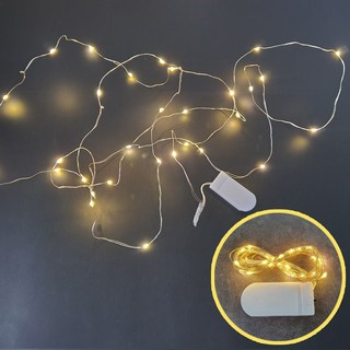 레인보우파티 LED 와이어 전구 1M 3M 무드등 감성전구 인테리어 조명, 1개, 1)와이어전구1M 주광색