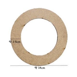 핸디아트/크리스마스 리스만들기/ mdf 원형리스/ 양말목 원형리스-10개묶음(고급형), 1개, 고급형 14cm