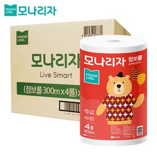 모나리자 점보롤 300m 16롤 1박스의 주요 특징