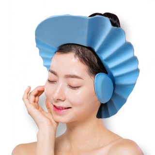 SAVE MASTER 성인용 샴푸캡 성인 샴푸모자 머리감기캡 헤어캡 특대 도구 샤워캡 파랑색 1개 상품 이미지