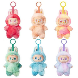라부부 키링 인형 피규어 팝마트 labubu, 1개, 핑크