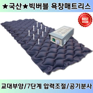 국산 빅버블 욕창방지매트 HM-203 환자용 의료용 욕창에어매트리스, 1개
