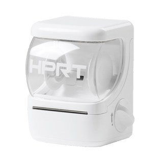 MEEMO HPRT 톡톡 라벨프린터기 NEW1 라벨기 + 라벨지 포함 블루투스 어플사용출력 RFID Meemo, 화이트