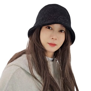 핑크로메 여성 겨울 니트 벙거지 모자
