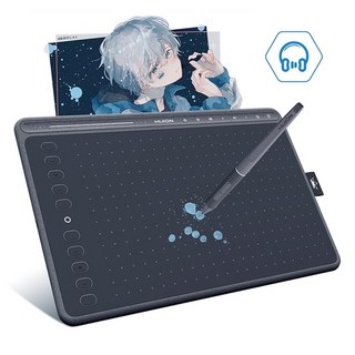 드로잉패드 액정타블렛 이지드로잉 웹툰패드 웹툰장비 huion hs611 그래픽 디지털, 협력사, 스페이스 그레이