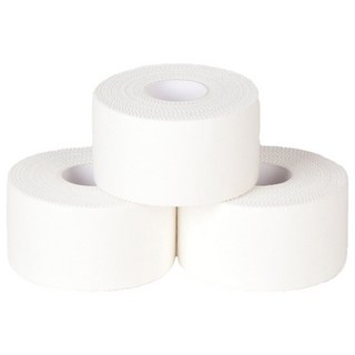 파쿠스 스포츠 면 테이프 씨테이프 C-TAPE 화이트 3.8cm x 13.7m, 3개, 1개입