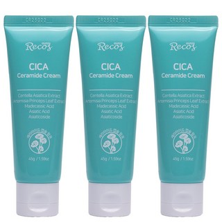 지엠지엔르코스 시카 세라마이드 병풀 진정 리페어 크림, 45g, 3개