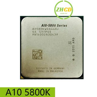 AMD 쿼드 코어 CPU 프로세서 A10 5800K 5800 광고 580 kwoa 44 HJ/광고 bwoa HJ 0 소켓 FM2, [01] A10 5800K, 1개