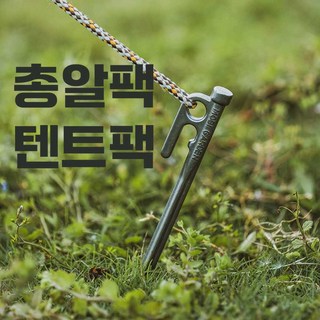 텐트팩 총알팩 말뚝 단조팩 타프팩 쇠말뚝 1개 록 그레이 20(4팩) 상품 이미지