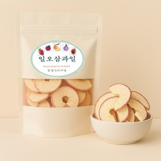 일오삼과일 동결건조과일칩 말린 슬라이스 사과 0.5kg, 1개, 500g