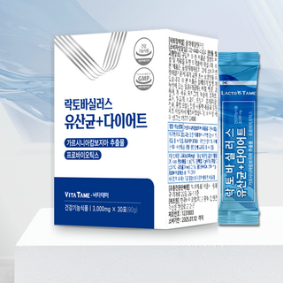 비타테미 락토바실러스 유산균 + 다이어트 3g x 30포 15일분, 1개, 90g