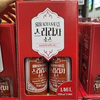 핫칠리 스리라차 소스 730ml+730ml, 2개, 730ml
