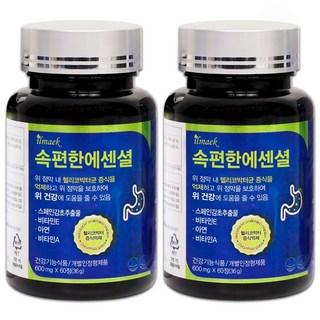 일맥 속편한에센셜 위건강 2병, 60정, 2개