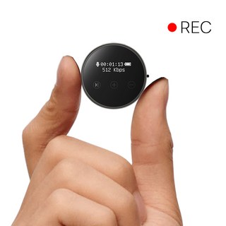 휴대용 다기능 녹음기 32GB/64GB 블랙 중량 26g, BK-64GB