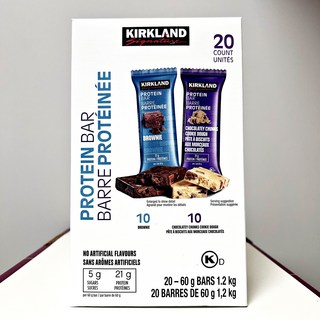 커클랜드 시그니춰 프로틴 바 60g x 20ct, 20개