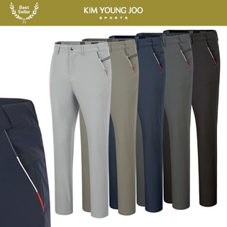 김영주스포츠 남성 일자핏 골프 팬츠 MP8083