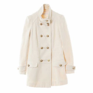 에고이스트 0927 아이보리 울혼방 더블코트 [M]