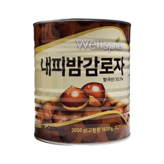 삼아 밤감로자 2.95kg 밤통조림