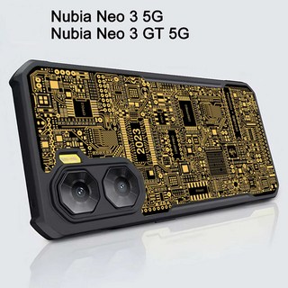 ZTE 누비아 네오 3 GT 케이스를 위한 고급스러운 전화 케이싱 네오 2 네오 3 5G NO.6를 위한 명확한 아크릴 떨어짐 예방 매우 네네네네오 3 5G NO.48
