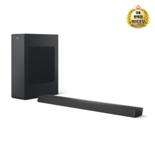 필립스 Dolby 2.1ch 블루투스 사운드바 + 무선 서브우퍼
