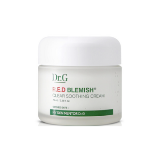 닥터지 레드 블레미쉬 클리어 수딩 크림 사용 모습