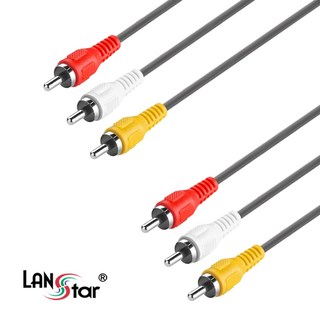 랜스타 LS-3RCA-MM-20M 음성지원 RCA케이블 3RCA MM 20M