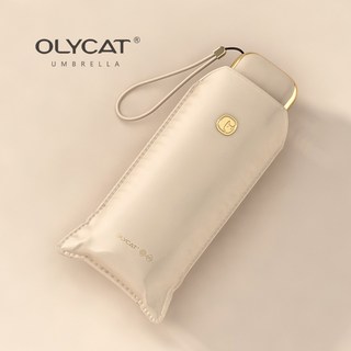 OLYCAT Sun Umbrella 여성의 맑고 비 이중 목적